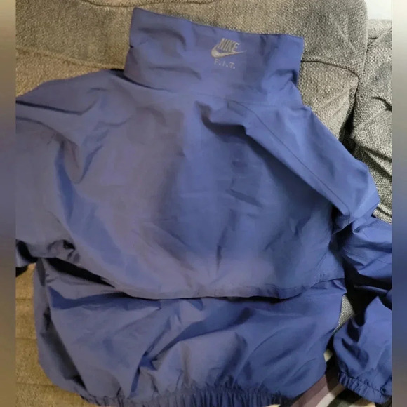 MEN S NIKE F.I.T. GOLF BLUE FULL ZIP WINDBREAKER LINED JACKET SIZE LARGE - Picture 5 of 6
